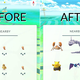 Left image: Current iOS version. Right: New Android, via Reddit.